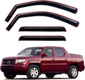 in-Channel Window Visors Rain Guards for 2006-2014 Honda Ridgeline